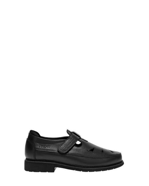 Propet Black Helen T-Strap Flat