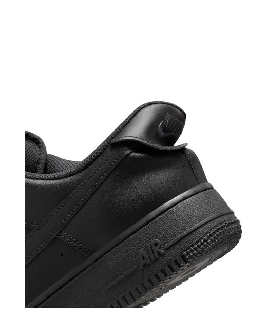 Nike Black Air Force 1 '07 Flyease Sneaker for men