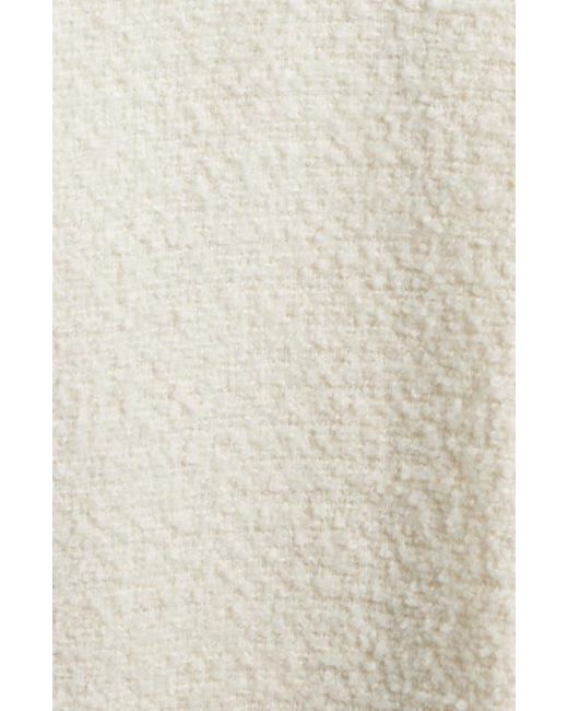 Nordstrom Natural Collarless Pleat Back Jacket