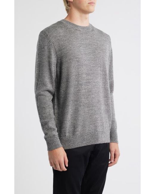 Alex Crane Gray Campo Merino Wool Crewneck Sweater for men