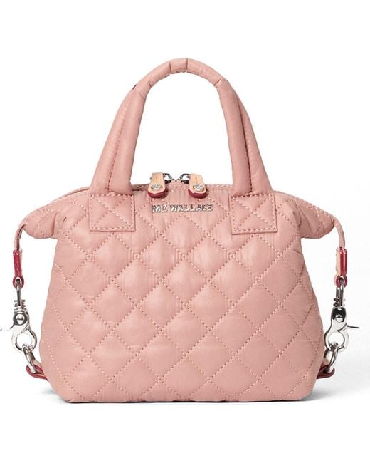 MZ Wallace Pink Micro Sutton Tote