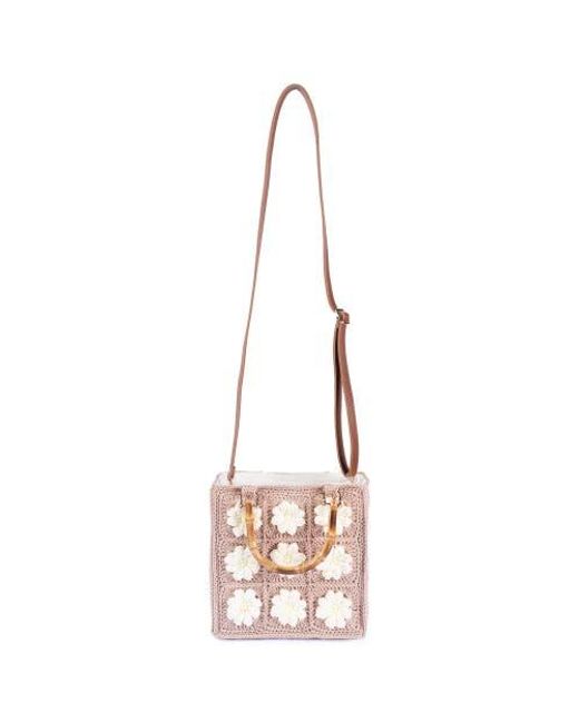 Jelavu Metallic Blossom Crossbody Bag
