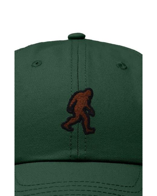 Alix Green Sasquatch Embroidered Dad Hat for men