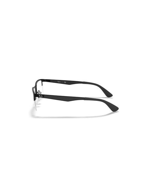 Ray-Ban Black 58Mm Rectangle Optical Glasses