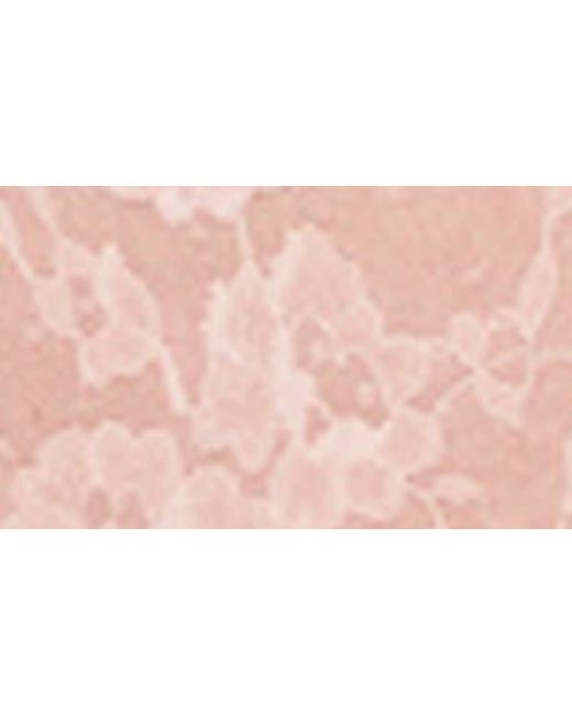 Skims Pink Stretch Lace Dipped Thong