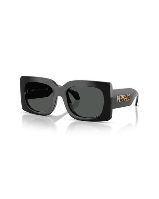 Versace Black 54Mm Square Sunglasses