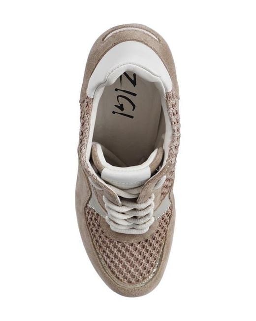 Zigi Natural Lively Platform Sneaker Pump