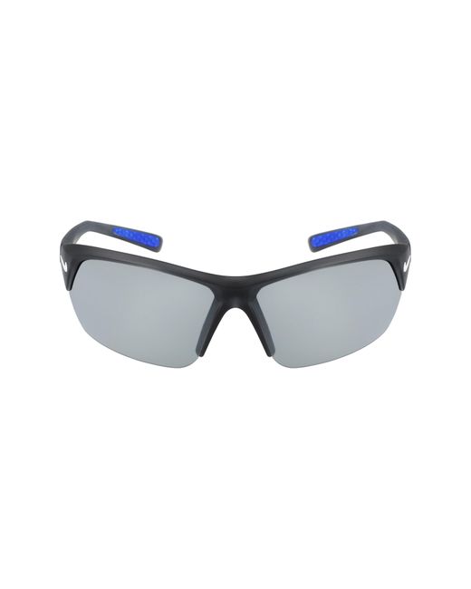 Nike Gray Skylon Ace 69mm Rectangular Sunglasses for men
