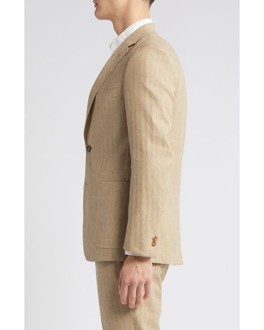 Billy Reid Natural Virgin Wool Blend Sport Coat for men