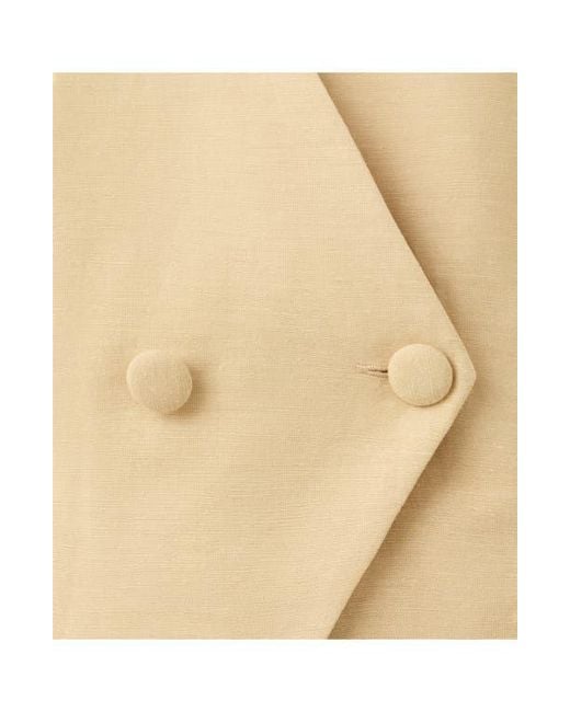 Mango Natural Double Breasted Vest