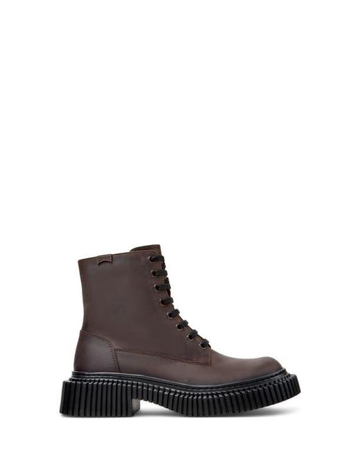 Camper Brown Pix Berlin Combat Boot