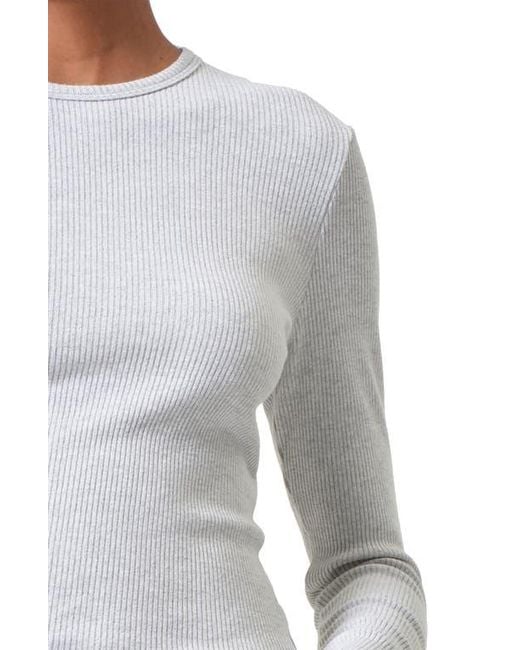 Agolde Blue Delphi Rib Slim Top