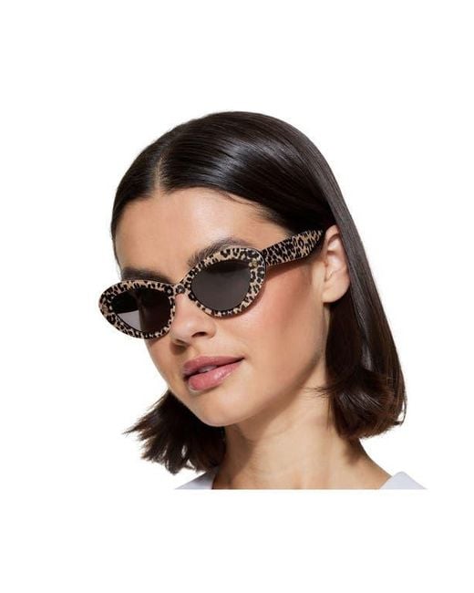 Kurt Geiger 52Mm Cat Eye Sunglasses in Black | Lyst display picture 1