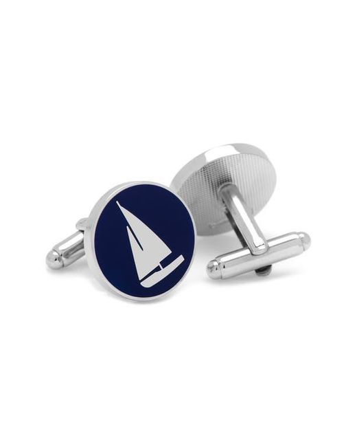 Cufflinks Inc. Blue Sailboat Cuff Links for men
