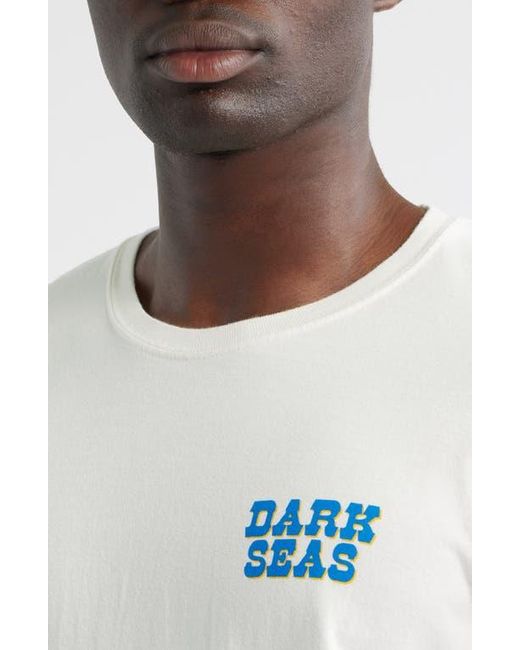 Dark Seas White A Little Different Logo Graphic T-Shirt for men