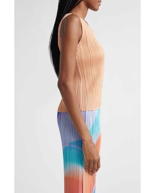 Pleats Please Issey Miyake Natural Monthly Colors August Pleated Shell