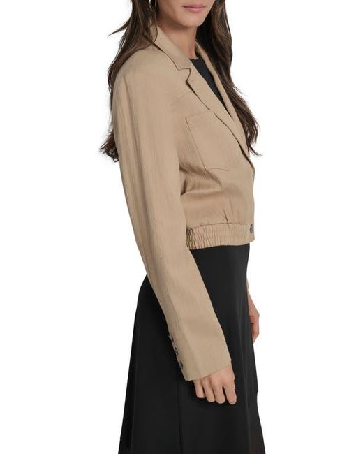 DKNY Black Crop Blazer