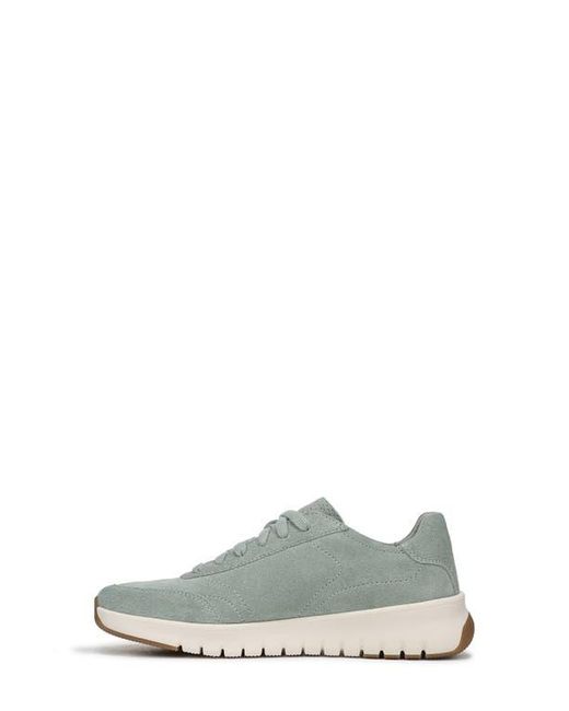 Vionic Gray Uptown Metallic Suede Sneaker