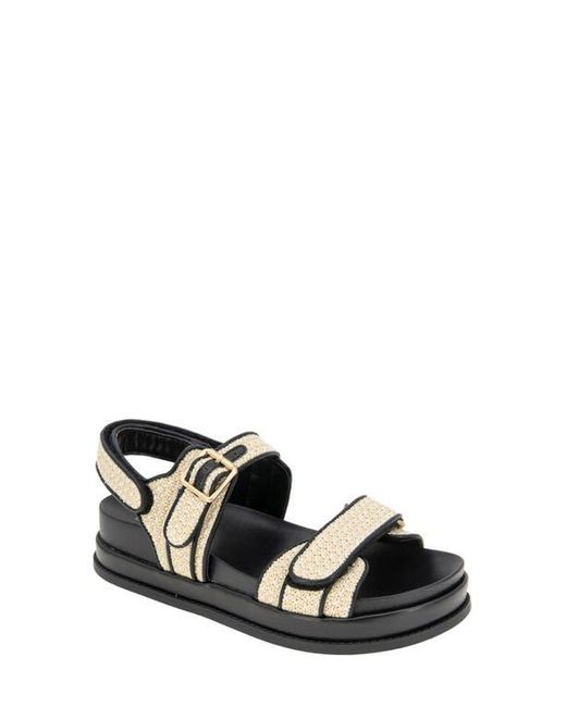 BCBGeneration Black Bara Platform Slingback Sandal
