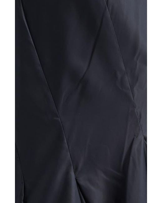 Sacai Black Insulated Nylon Twill Skirt