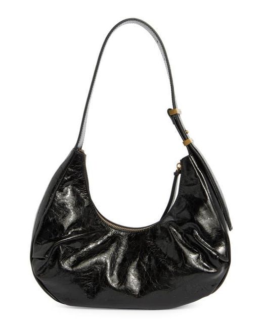 Rag & Bone Black Hudson Leather Hobo Bag
