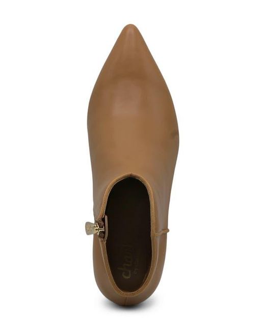 Charles David Brown Abe Pointed Toe Bootie