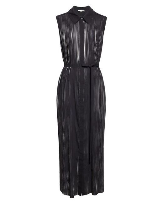 Jason Wu Blue Bicolor Pleat Stripe Midi Dress