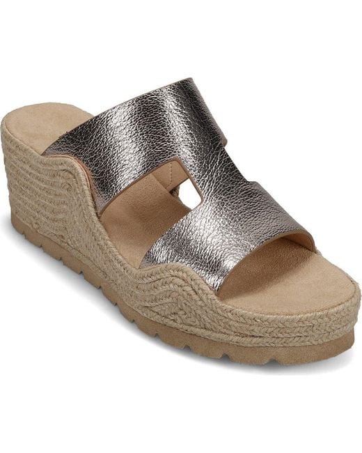 Vaneli Brown Cyril Platform Wedge Sandal