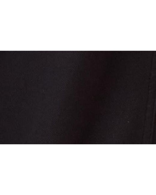 Marine Layer Black Jessie Pull-On Barrel Leg Twill Pants