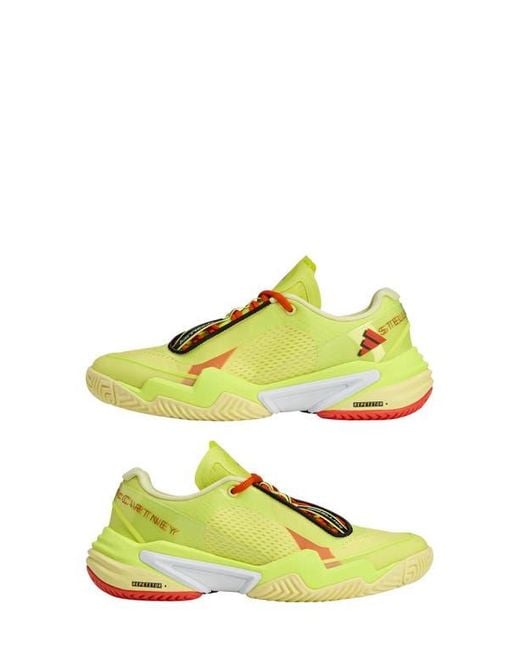 Adidas By Stella McCartney Yellow Barricade Tennis Sneaker