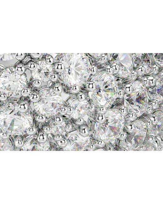 Swarovski Metallic Sublima Crystal Hoop Earrings