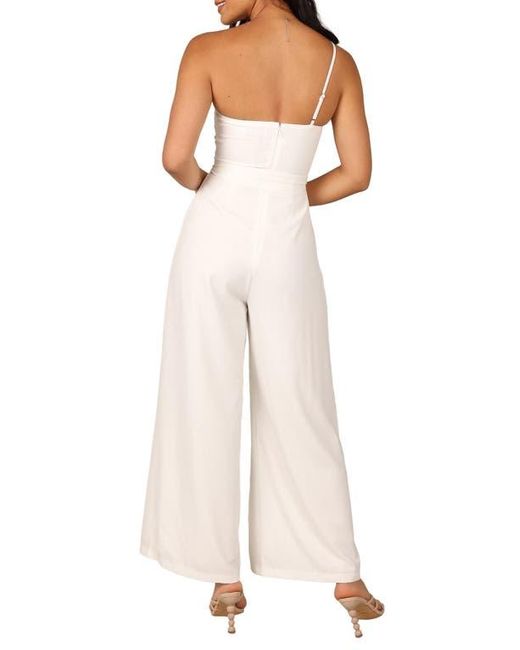 Petal & Pup Natural Leyton Asymmetric Jumpsuit