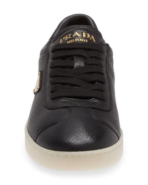 Prada Lane Low Top Sneaker in Black for Men | Lyst