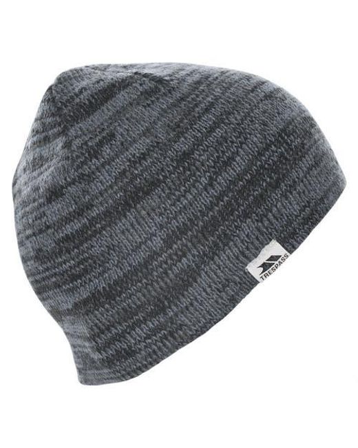 Trespass Gray Aneth Beanie Hat for men