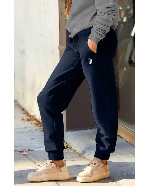Alix Blue Heartly Ghost Midweight Fleece Jogger Pant
