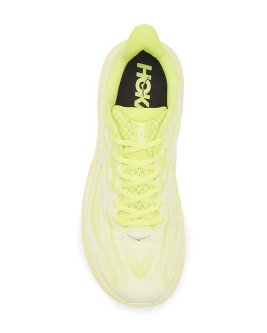 Hoka One One Yellow Clifton 10 Running Shoe for men