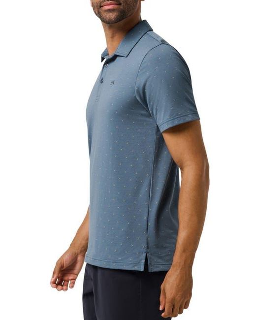 Travis Mathew Blue Performance Jersey Polo for men