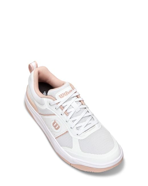 Wilson White Pickle Pro Pickleball Sneaker