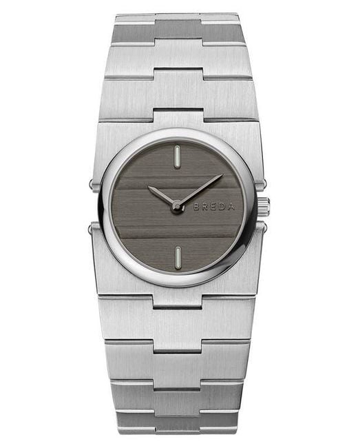Breda Gray Sync Bracelet Watch, 25Mm