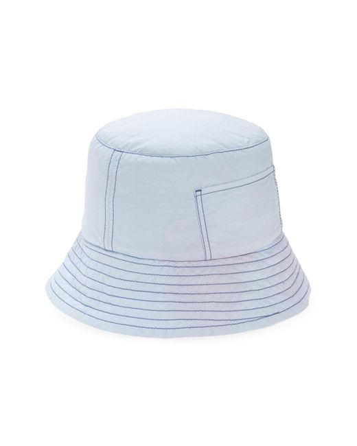 Acne Blue Acne Heddie Tie Dye Cotton Bucket Hat
