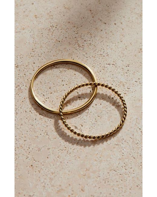 Ana Luisa Metallic Ring Set
