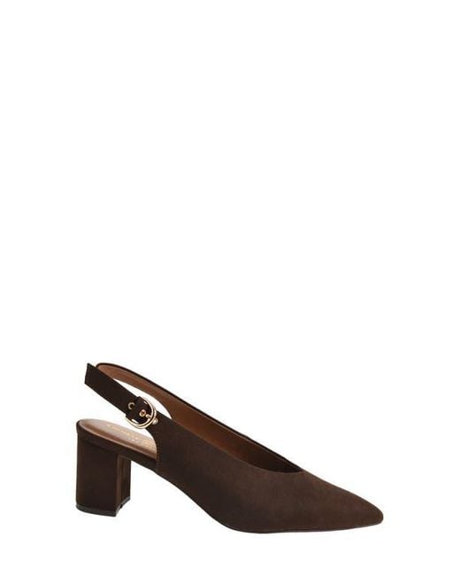 Chinese Laundry Brown Menny Pointed Toe Slingback Pump