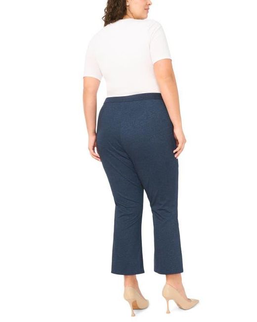 Halogen® Blue Pintuck Kick Flare Pants