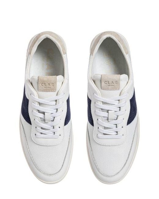 CLAE White Davis Sneaker for men