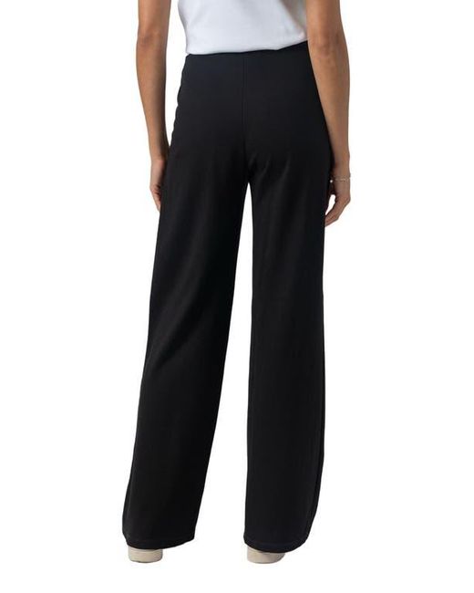 Saint + Sofia Black Keller Wide Leg Pant