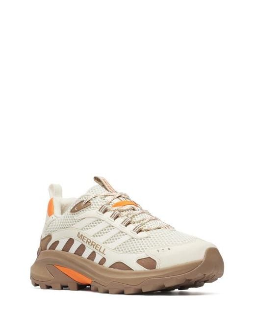 Merrell White Moab Speed 2 Mid Gore-Tex Hiking Shoe for men
