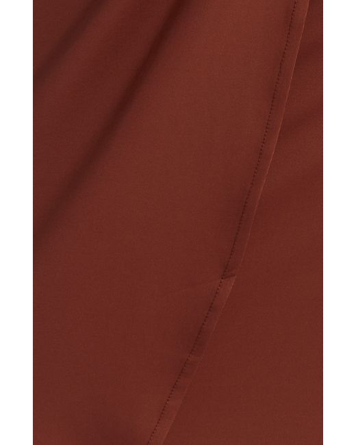 Something New Orange Mila Side Twist Maxi Skirt