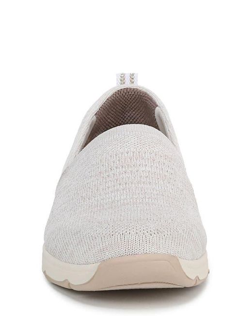 LifeStride White Rest Slip-On Knit Sneaker