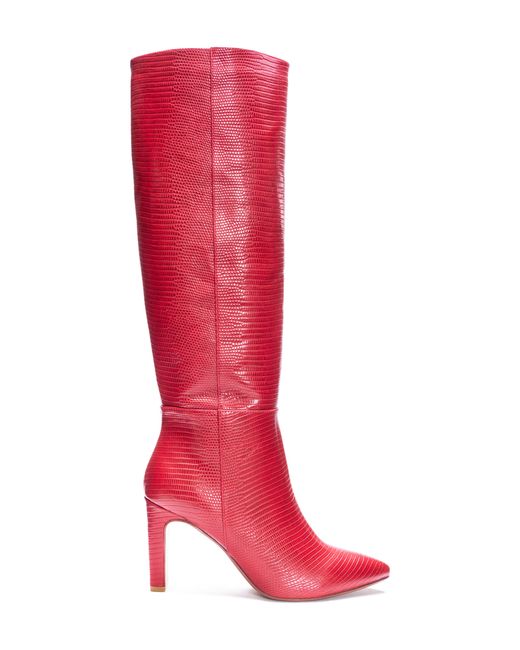 Chinese Laundry Red Evanna Pointed Toe Boot