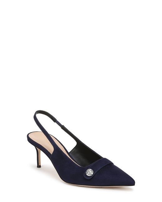 Veronica Beard Blue Rami Slingback Pump